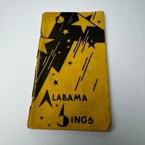 Vintage Alabama Sings Song Book, Cooperative Recreation Service, 1954
